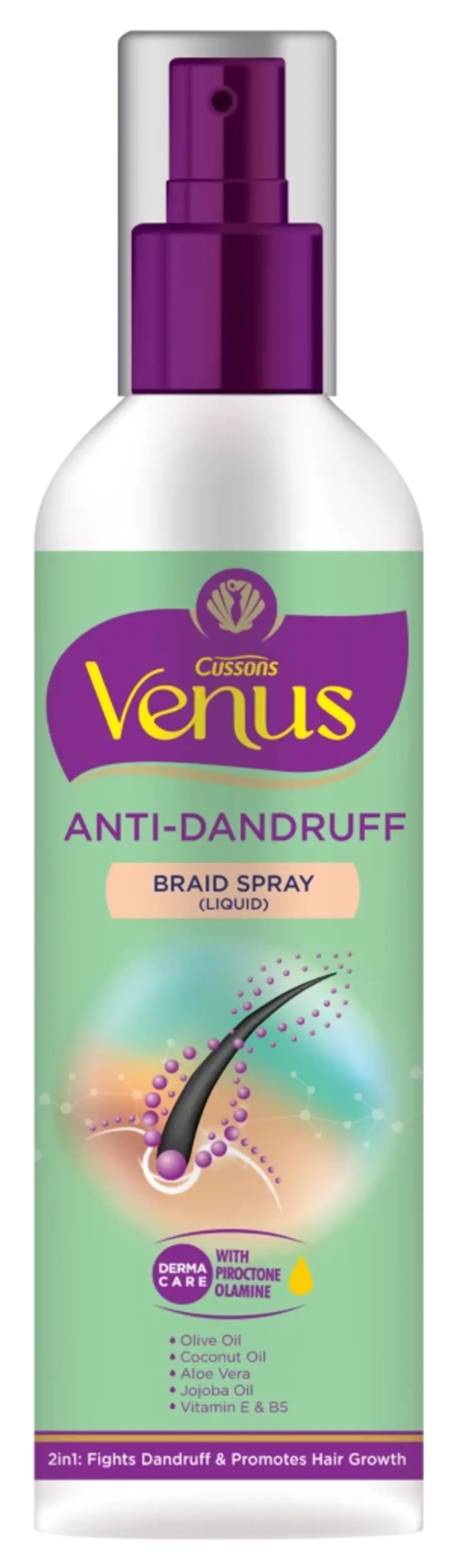 Venus Anti-Dandruff Braid Spray 250Ml